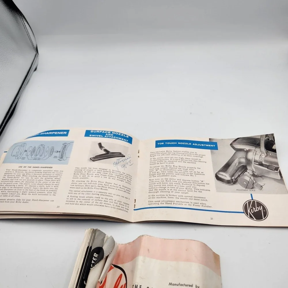 Vintage Kirby Vacuum Instruction Manuals – Model 510 & 518 Guarantee Book Lot